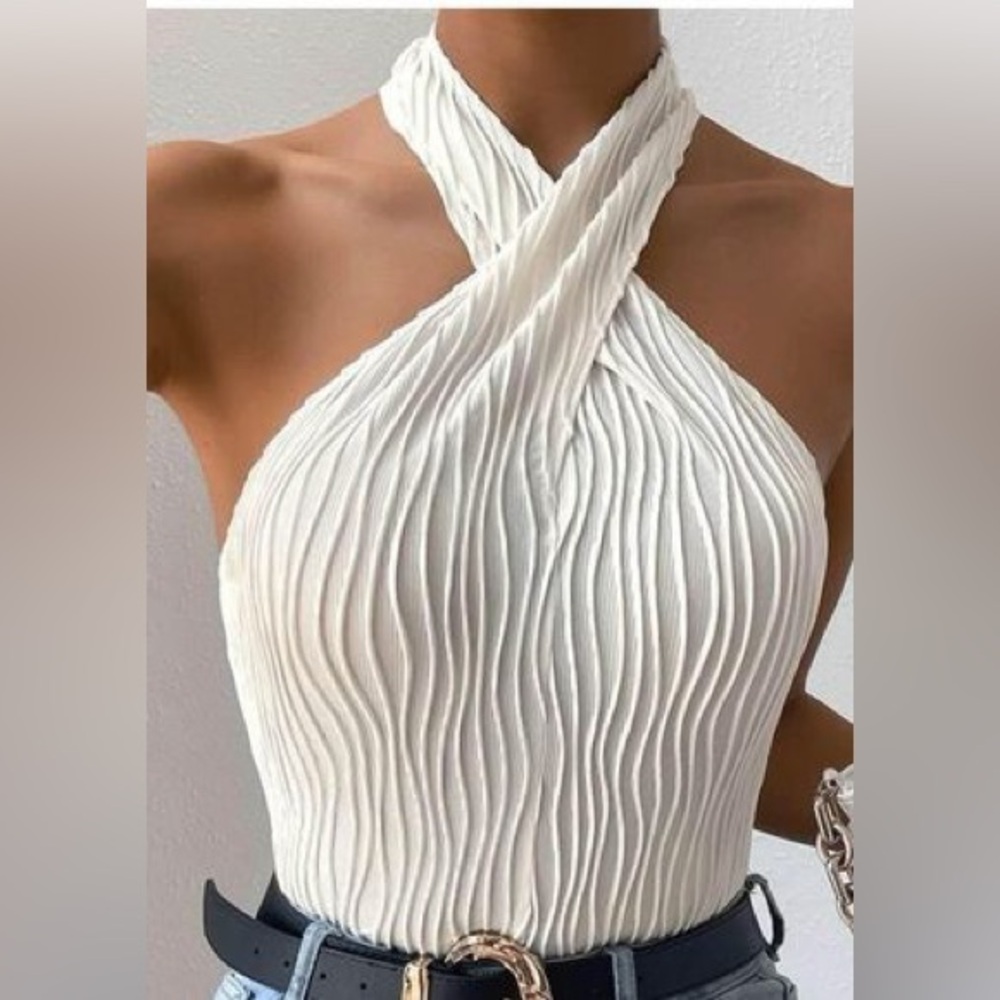 Crossed Neck Tank
